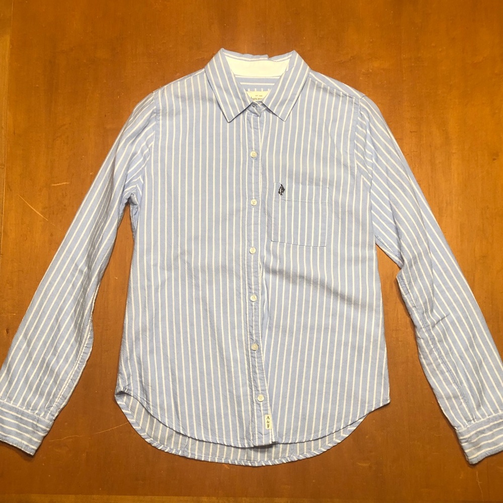 Abercrombie and Fitch Striped Button Down